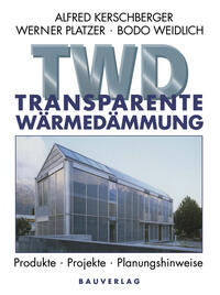 Vorderes Coverbild Transparente Wärmedämmung