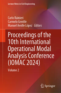 Vorderes Coverbild Proceedings of the 10th International Operational Modal Analysis Conference (IOMAC 2024)