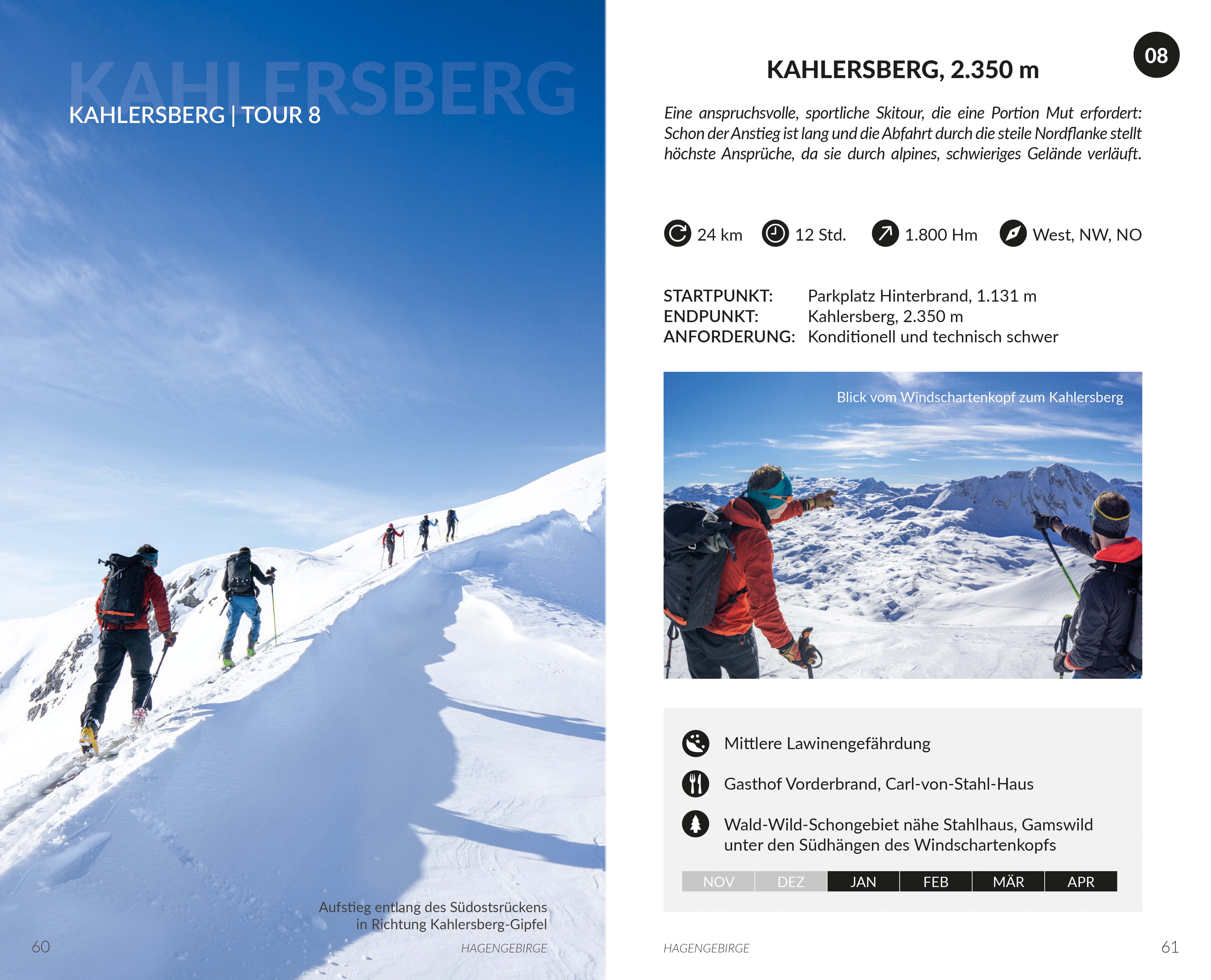 Beispielinhalt (Bild) Die schönsten Skitouren in den Berchtesgadener Alpen