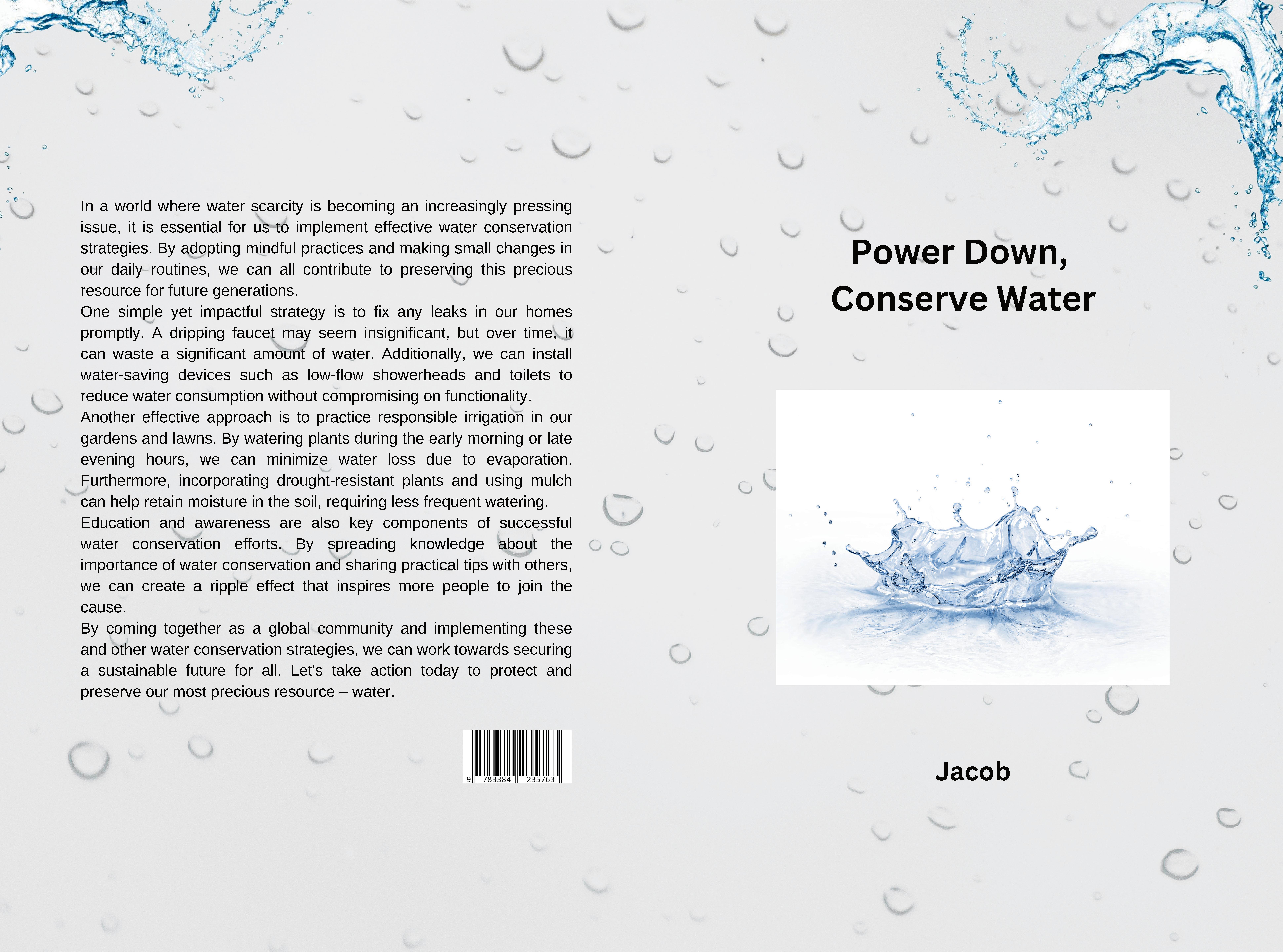 Gesamtes Coverbild Power Down, Conserve Water