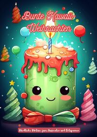 Vorderes Coverbild Bunte Kawaii-Weihnachten