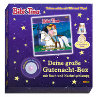 Vorderes Coverbild Bibi & Tina: Deine große Gutenacht-Box mit Buch und Nachttischlampe