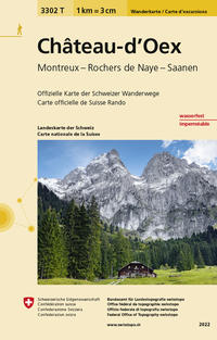 Vorderes Coverbild 3302T Château-d'Oex Carte d'excursions