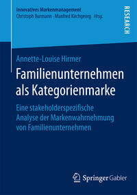 Vorderes Coverbild Familienunternehmen als Kategorienmarke