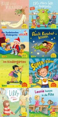 Vorderes Coverbild Pixi-8er-Set 286: Pixis bunter Kindergarten (8x1 Exemplar)