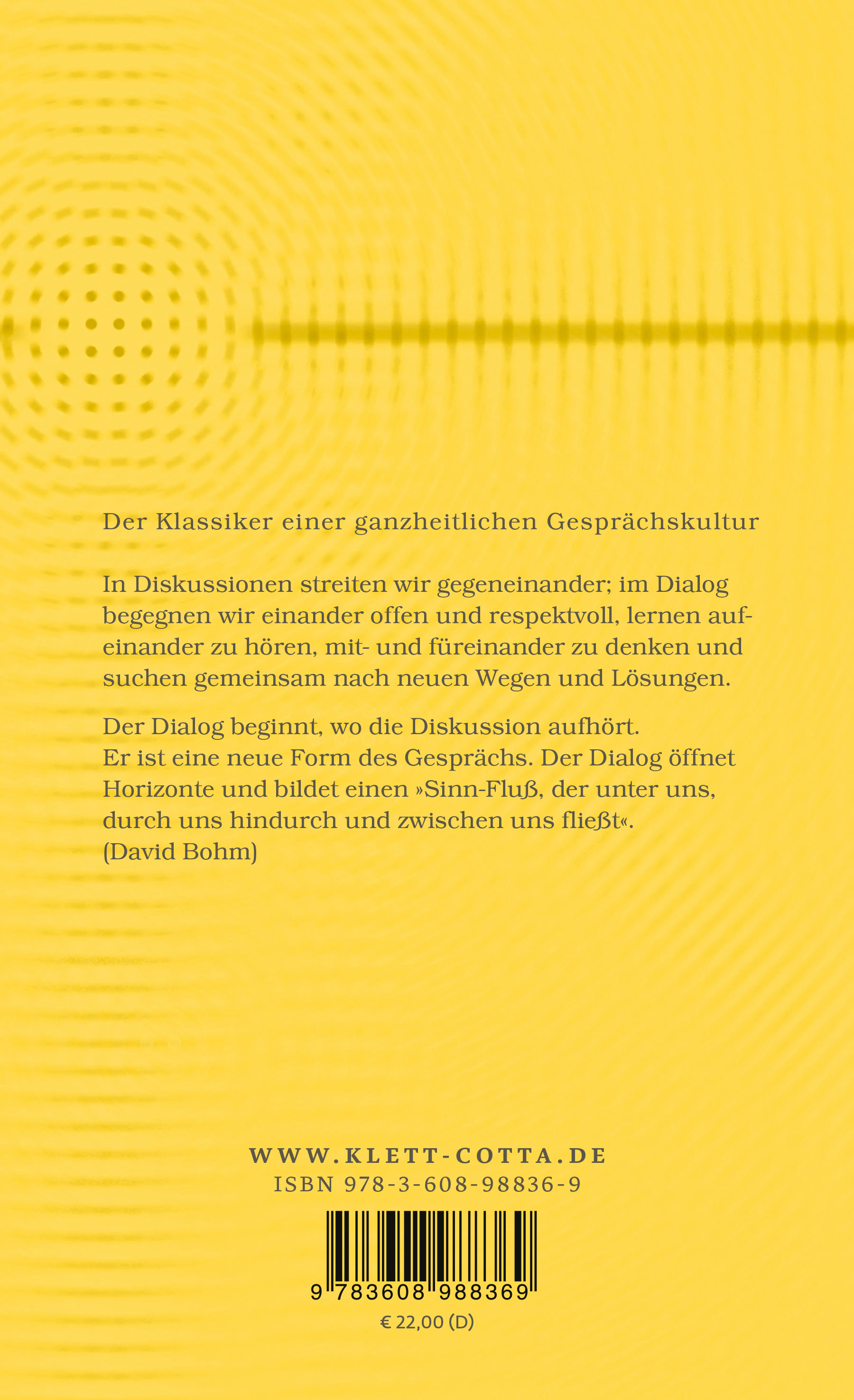 Rückseitencover Der Dialog