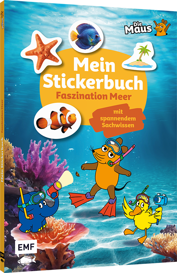 Anderes Coverbild Die Sendung mit der Maus – Mein Stickerbuch mit spannendem Sachwissen: Faszination Meer