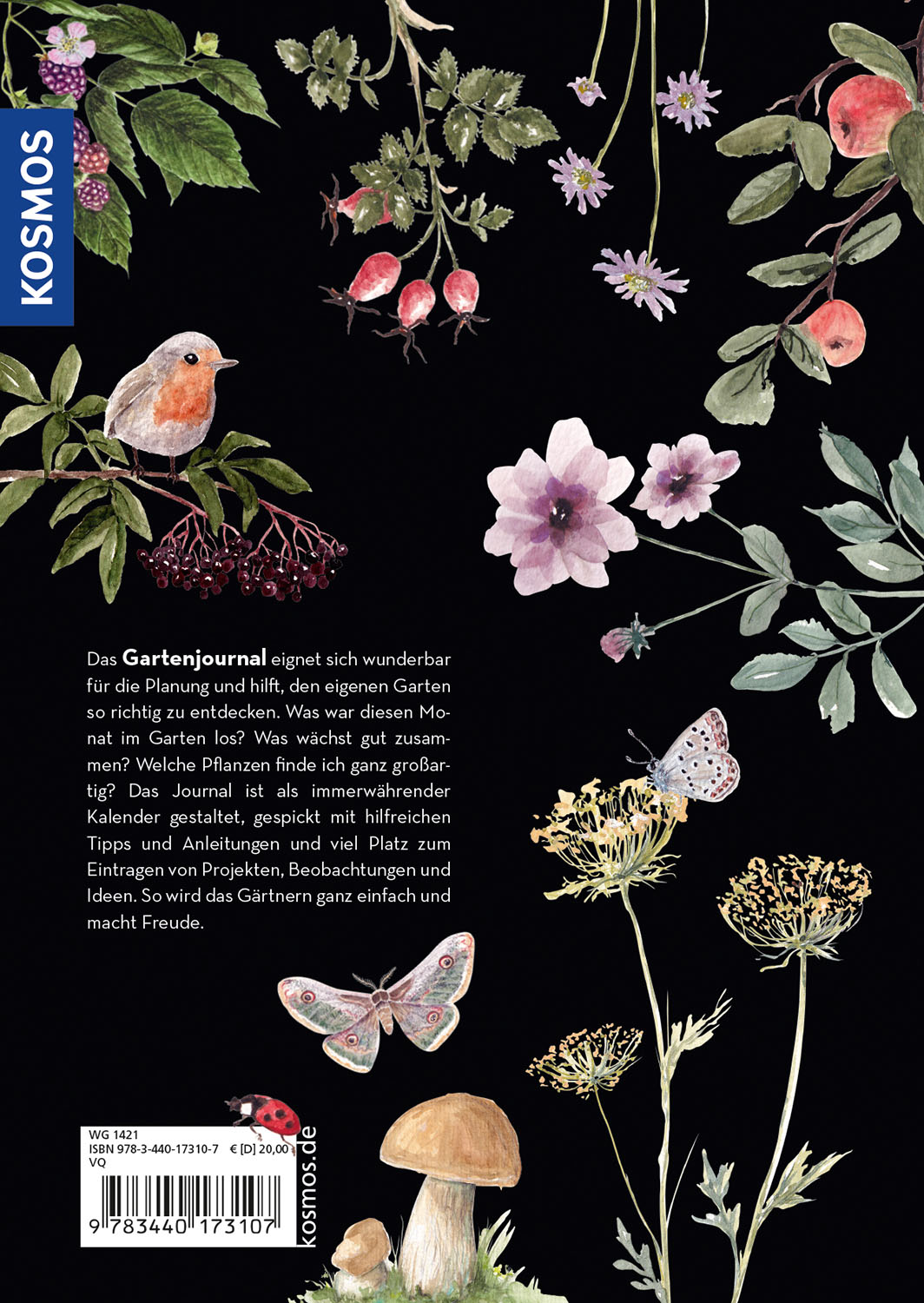 Rückseitencover Mein Gartenjournal