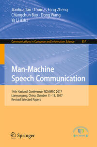 Vorderes Coverbild Man-Machine Speech Communication