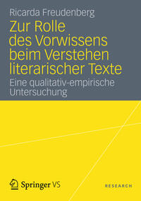 Vorderes Coverbild Zur Rolle des Vorwissens beim Verstehen literarischer Texte