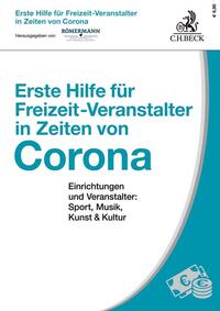 Vorderes Coverbild Erste Hilfe für Freizeit-Veranstalter in Zeiten von Corona