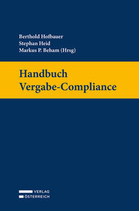 Vorderes Coverbild Handbuch Vergabe-Compliance
