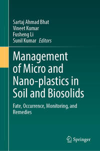 Vorderes Coverbild Management of Micro and Nano-plastics in Soil and Biosolids