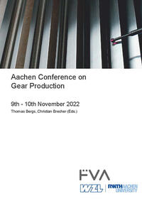 Vorderes Coverbild Aachen Conference on Gear Production