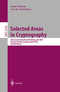 Vorderes Coverbild Selected Areas in Cryptography