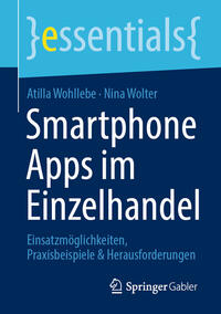 Vorderes Coverbild Smartphone Apps im Einzelhandel