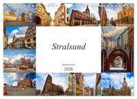 Vorderes Coverbild Stralsund Stadtansichten (Wandkalender 2026 DIN A4 quer), CALVENDO Monatskalender