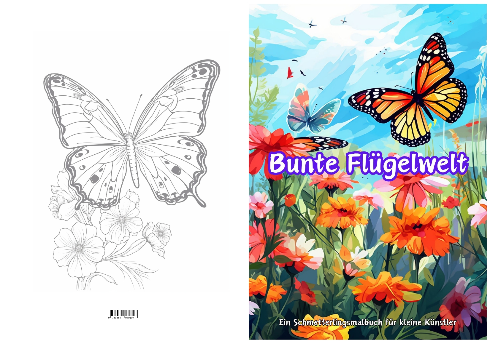 Gesamtes Coverbild Bunte Flügelwelt