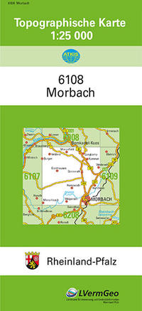 Vorderes Coverbild TK25 6108 Morbach