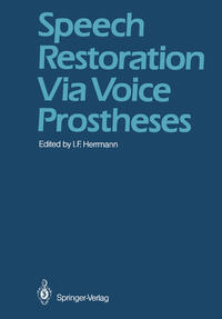 Vorderes Coverbild Speech Restoration Via Voice Prostheses