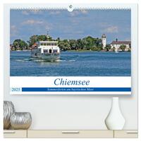 Vorderes Coverbild Chiemsee - Sommerferien am bayrischen Meer (hochwertiger Premium Wandkalender 2025 DIN A2 quer), Kunstdruck in Hochglanz