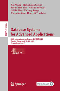 Vorderes Coverbild Database Systems for Advanced Applications