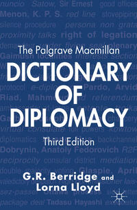 Vorderes Coverbild The Palgrave Macmillan Dictionary of Diplomacy