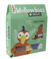 Vorderes Coverbild Wollowbies Häkelset Papagei