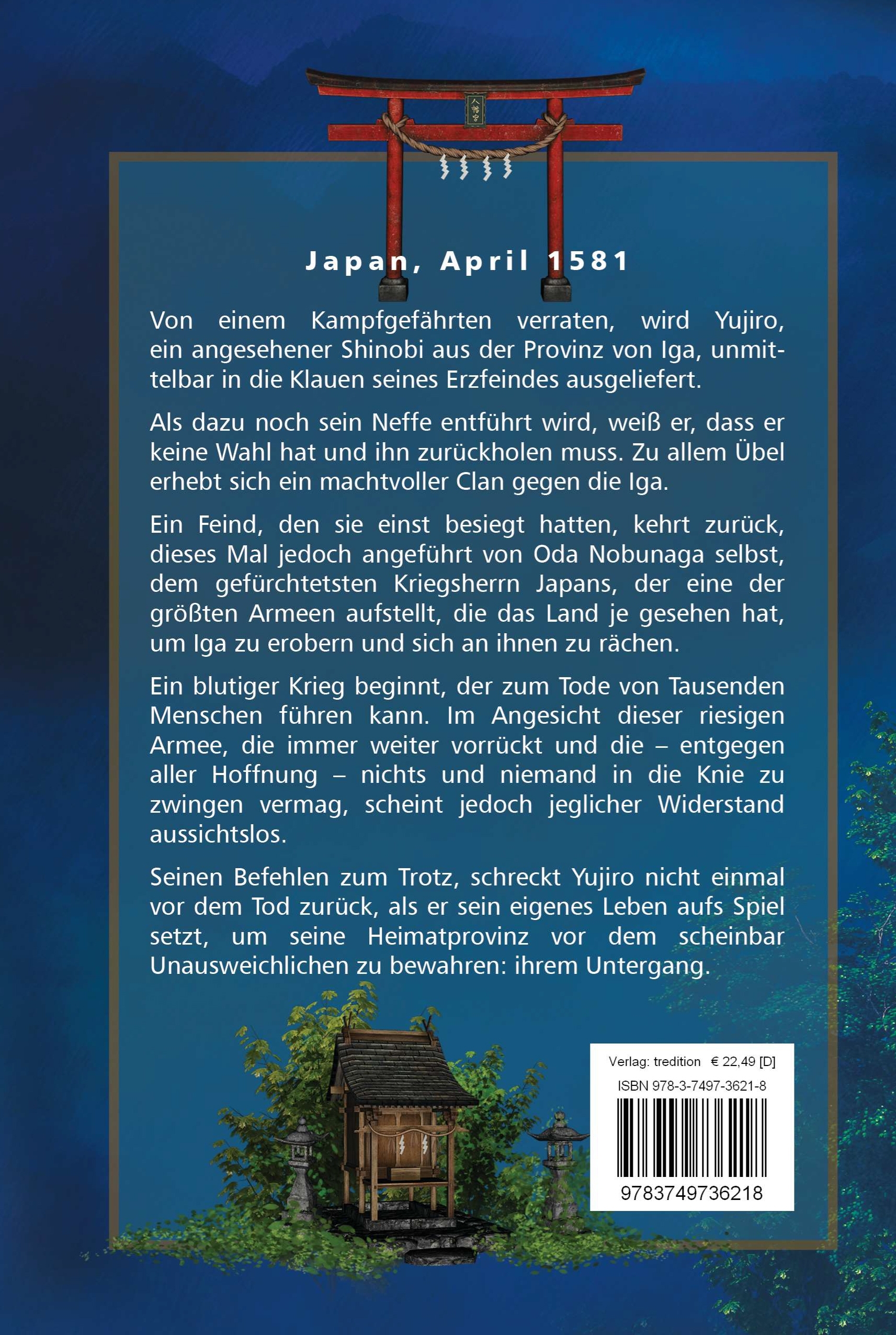 Rückseitencover Shinobi - Dem Untergang geweiht