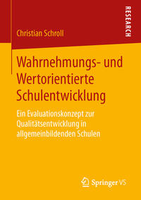 Vorderes Coverbild Wahrnehmungs- und Wertorientierte Schulentwicklung