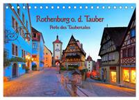 Vorderes Coverbild Rothenburg o. d. Tauber - Perle des Taubertales (Tischkalender 2025 DIN A5 quer), CALVENDO Monatskalender