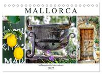 Vorderes Coverbild Mallorca - Mallorquinische Impressionen (Tischkalender 2025 DIN A5 quer), CALVENDO Monatskalender