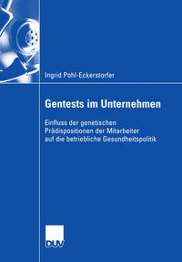 Vorderes Coverbild Gentests im Unternehmen