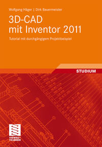 Vorderes Coverbild 3D-CAD mit Inventor 2011