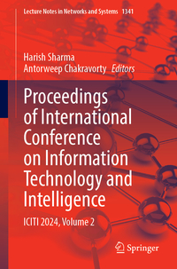 Vorderes Coverbild Proceedings of International Conference on Information Technology and Intelligence