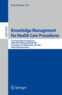 Vorderes Coverbild Knowledge Management for Health Care Procedures
