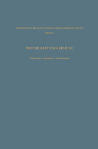 Vorderes Coverbild Wirtschaft und Schule
