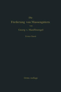 Vorderes Coverbild Die Förderung von Massengütern