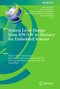 Vorderes Coverbild System Level Design from HW/SW to Memory for Embedded Systems