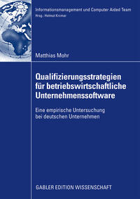 Vorderes Coverbild Qualifizierungsstrategien für betriebswirtschaftliche Unternehmenssoftware
