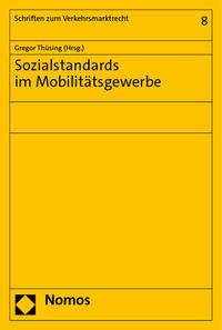 Vorderes Coverbild Sozialstandards im Mobilitätsgewerbe