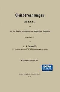 Vorderes Coverbild Gleisberechnungen mit Tabellen und aus der Praxis entnommenen zahlreichen Beispielen