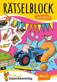 Vorderes Coverbild Rätselblock ab 5 Jahre - Band 2