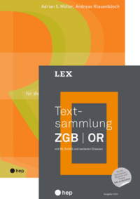 Vorderes Coverbild Spezialangebot «Textsammlung ZGB | OR» und «Recht»