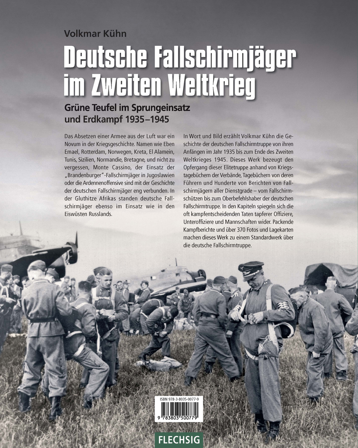 Rückseitencover Deutsche Fallschirmjäger im Zweiten Weltkrieg