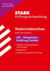 Vorderes Coverbild STARK AES - Realschulabschluss 2026 BW - Prüfungsvorbereitung