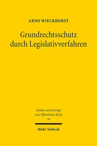Vorderes Coverbild Grundrechtsschutz durch Legislativverfahren