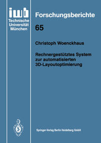 Vorderes Coverbild Rechnergestütztes System zur automatisierten 3D-Layoutoptimierung