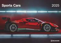 Vorderes Coverbild N NEUMANNVERLAGE - Sports Cars 2025 Wandkalender, 45x48cm, Kalender mit Abbildungen von hochleistungs-Autos, Speed Cars, Mondphasen, Spiralbindung und internationales Kalendarium