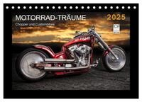 Vorderes Coverbild Motorrad-Träume – Chopper und Custombikes (Tischkalender 2025 DIN A5 quer), CALVENDO Monatskalender